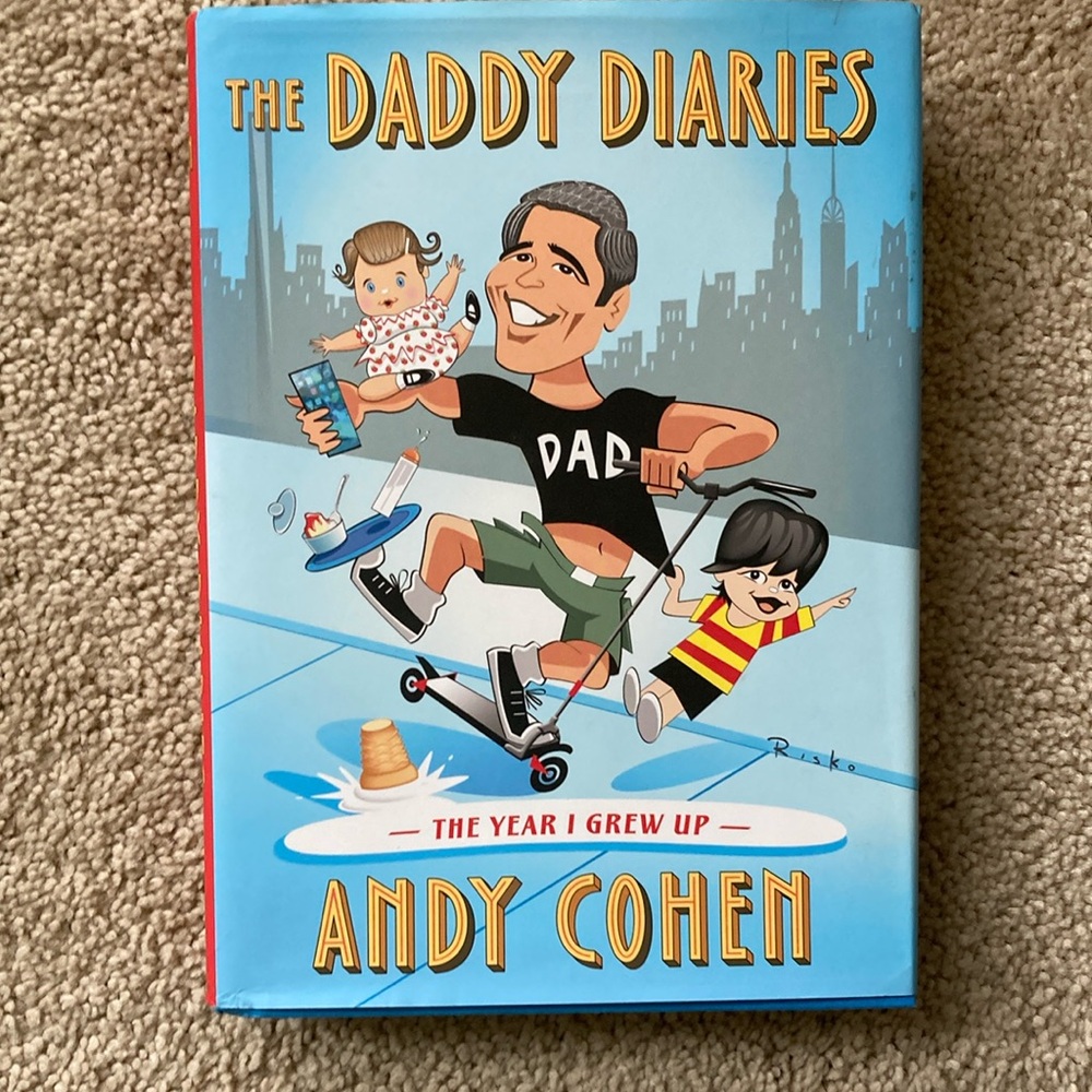 Hardcover “Daddy Diaries- the year I grew up” by Andy Cohen. Used Condition
